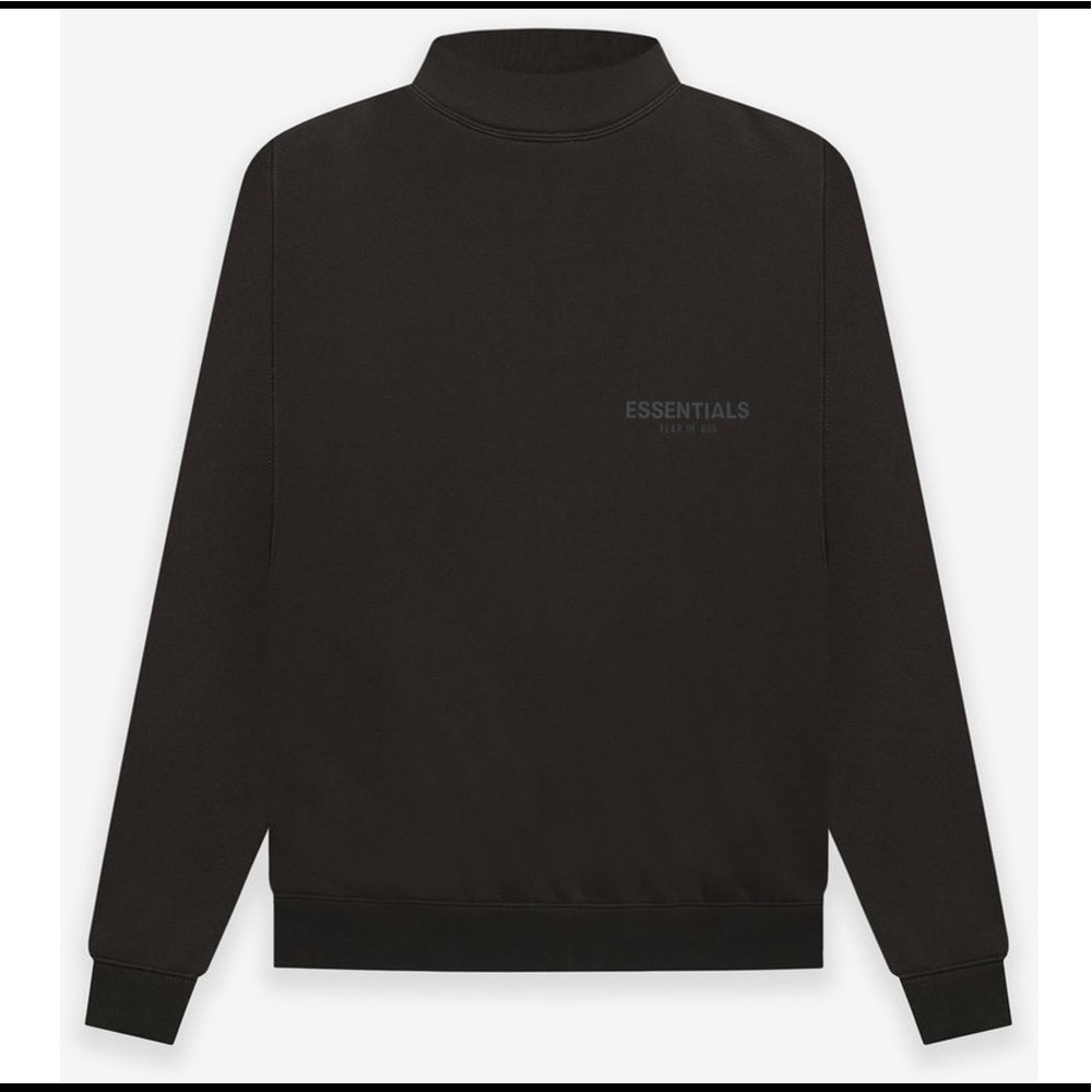 FEAROFGOD ESSENTIALS mockneck sweatshirt